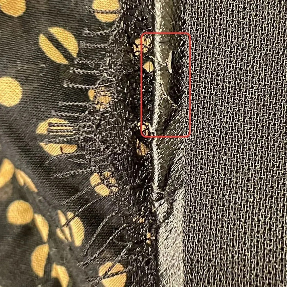 ELEVENSES‎ by ANTHROPOLOGIE Dimmet Lace Trim Open Front Blazer in Black Noir - Picture 8 of 11